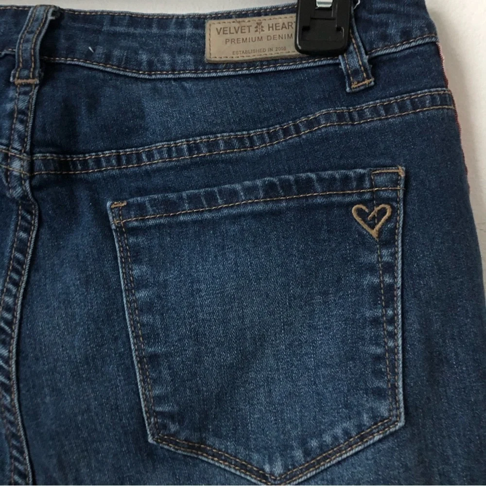 VELVET HEART DENIM Women’s Jeans Frayed Hem Size 29